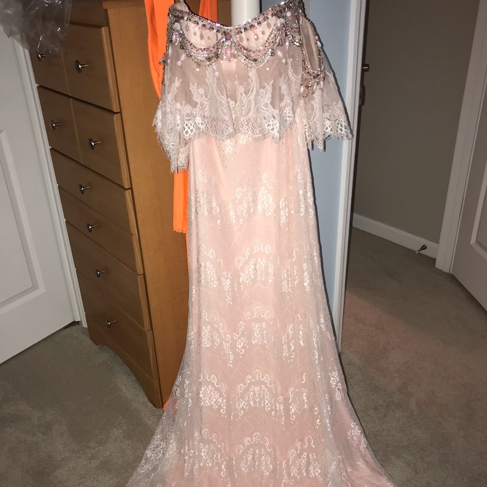 Pink formal dress